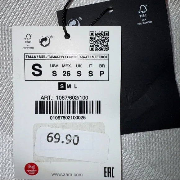 Zara Lingerie Wired Lace Bra Peach Sz Small NWT - Picture 4 of 6